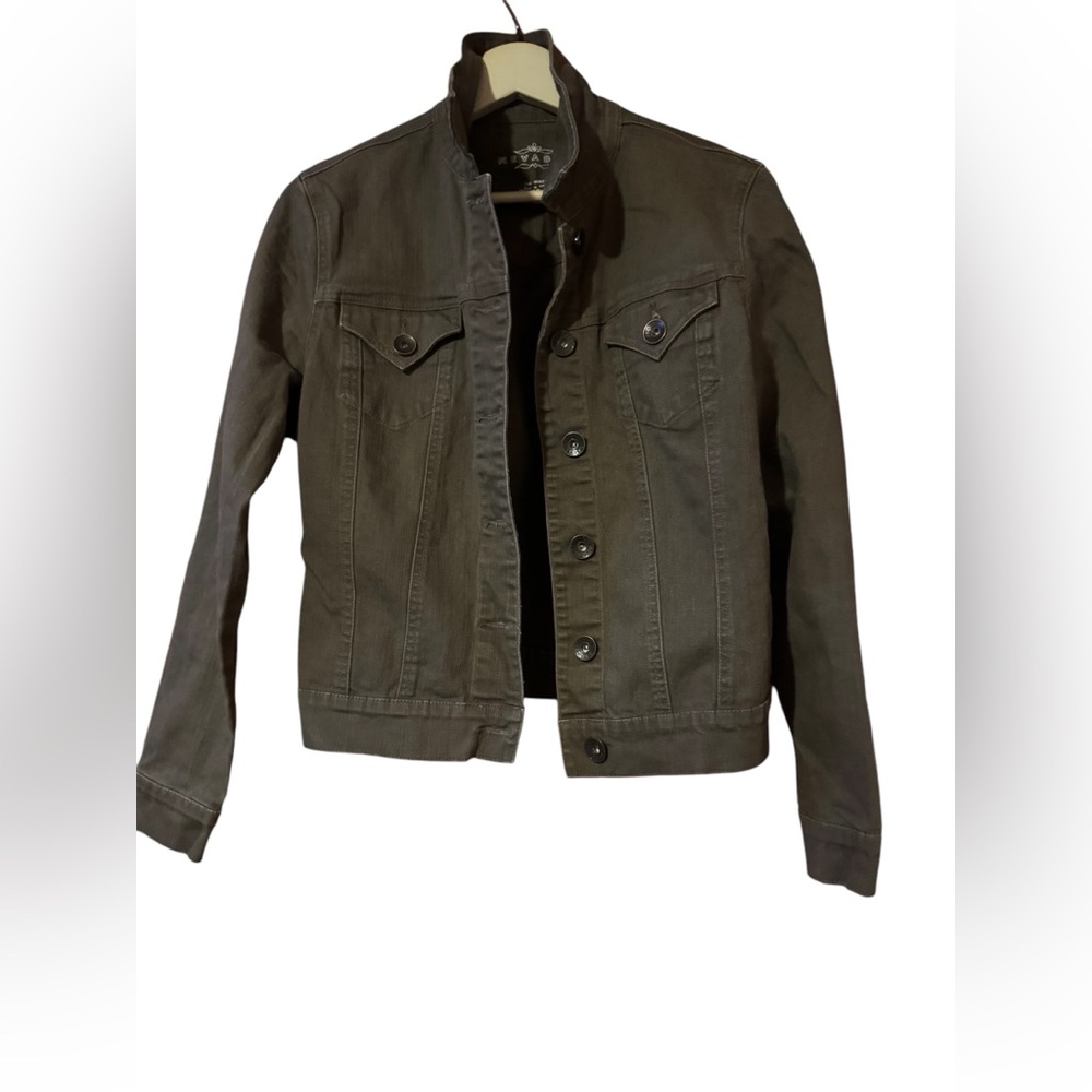 Green jean jacket by Nevada